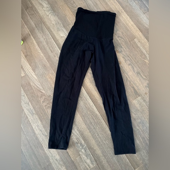 Motherhood Maternity High-Waisted Black Women's leggings‎ size Large - Picture 3 of 6